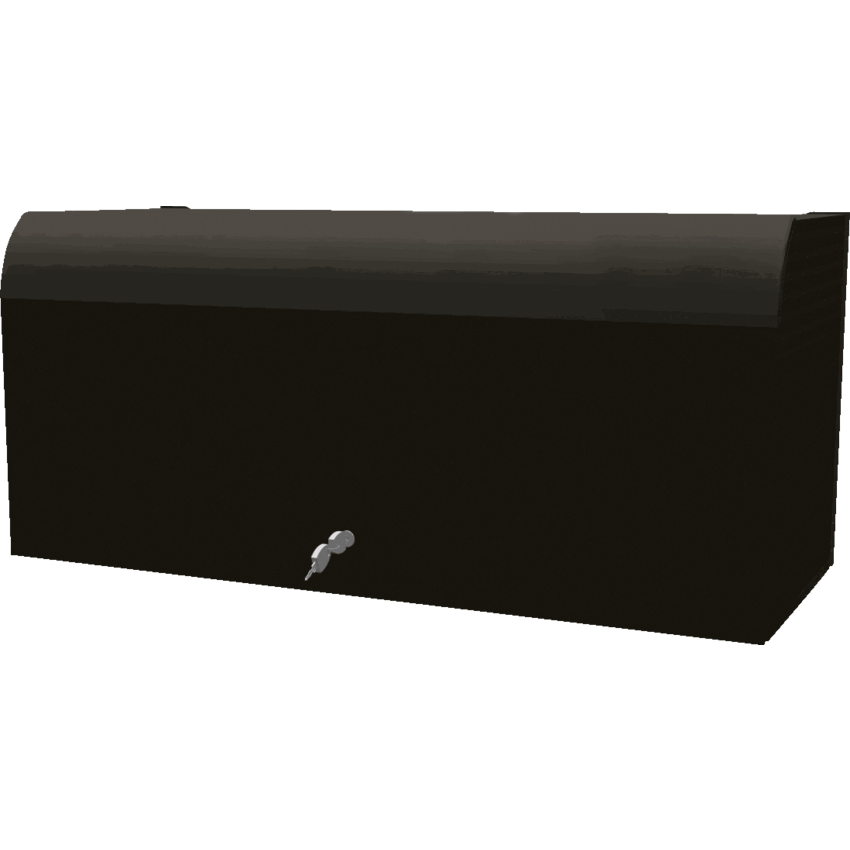 Heartwood FrameWork Wall Panel System Overhead Storage Cabinet 35"W x 13-5/16"D x 13-7/10"H Charcoal