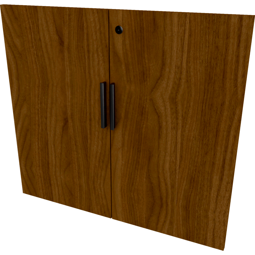 Heartwood Innovations Bookcase Door Kit Black Walnut