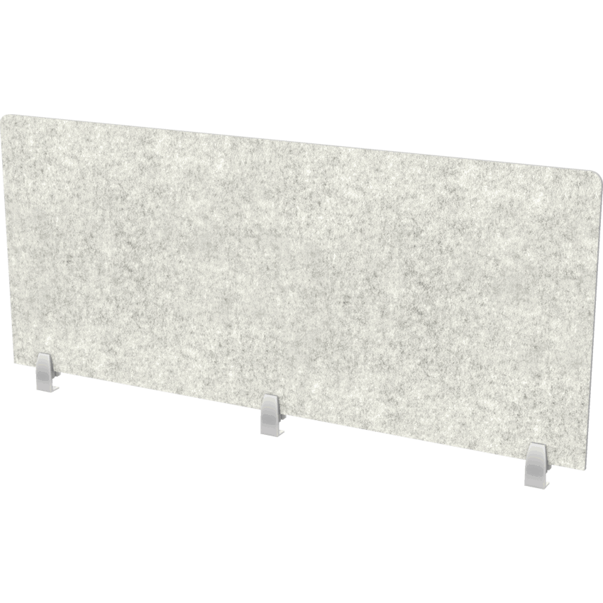 Heartwood Innovations Acoustic Panel Edge Mount 25"H x 60"W Storm Grey