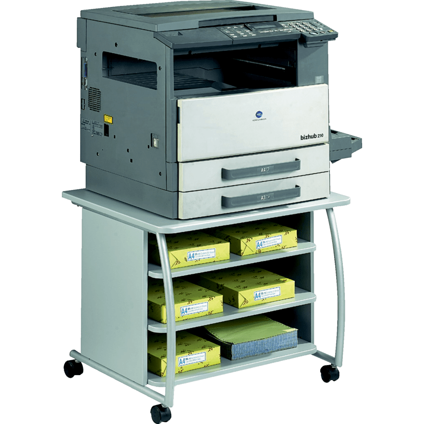 Star Quality Subra Utility Cart w Adjustable Shelves 28”W x 24”D x 24”H Grey