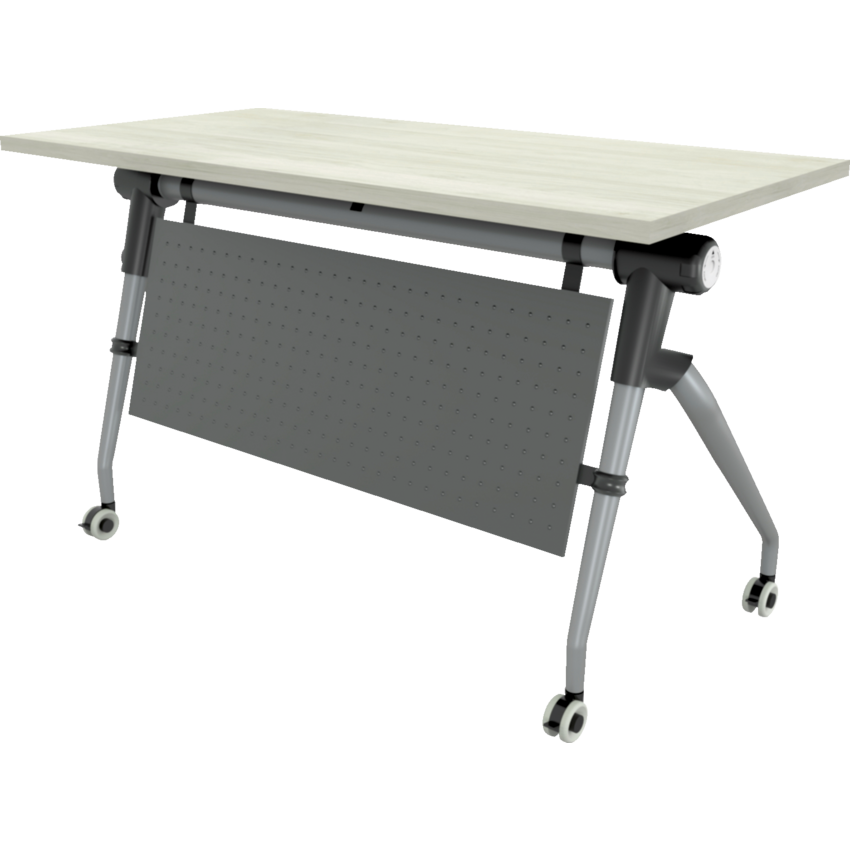 HDL® Tucana Elite Flip-Top Training Table 24"W x 48"D x 29-1/2"H Winter Wood