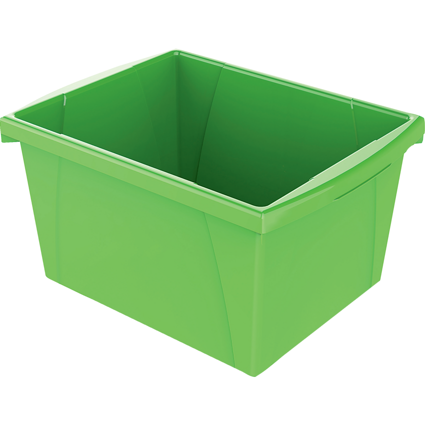 Storex® Storage Bin 15 L Green