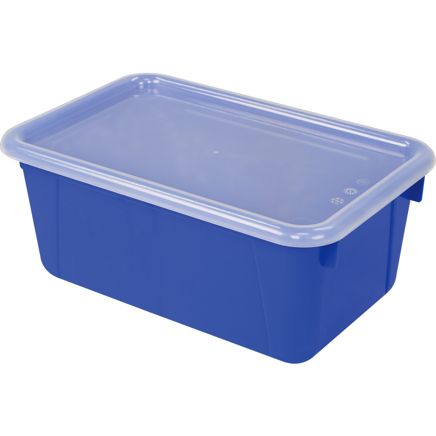 Storex® Small Cubby Bins Blue