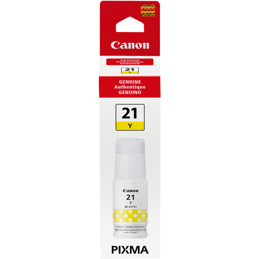 Canon Inkjet Ink Bottle GI-21 Yellow