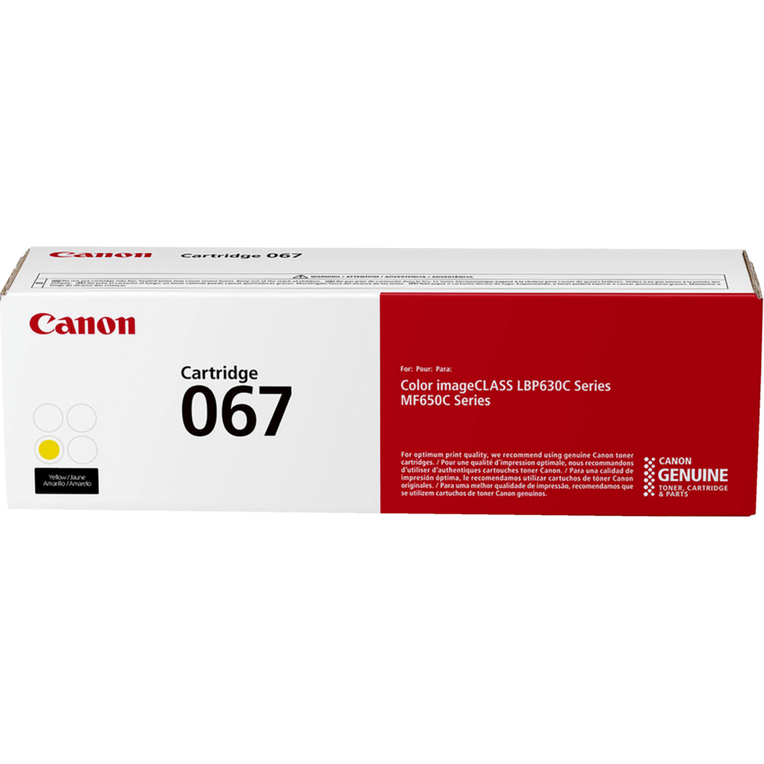 Canon Laser Cartridge #067 Yellow