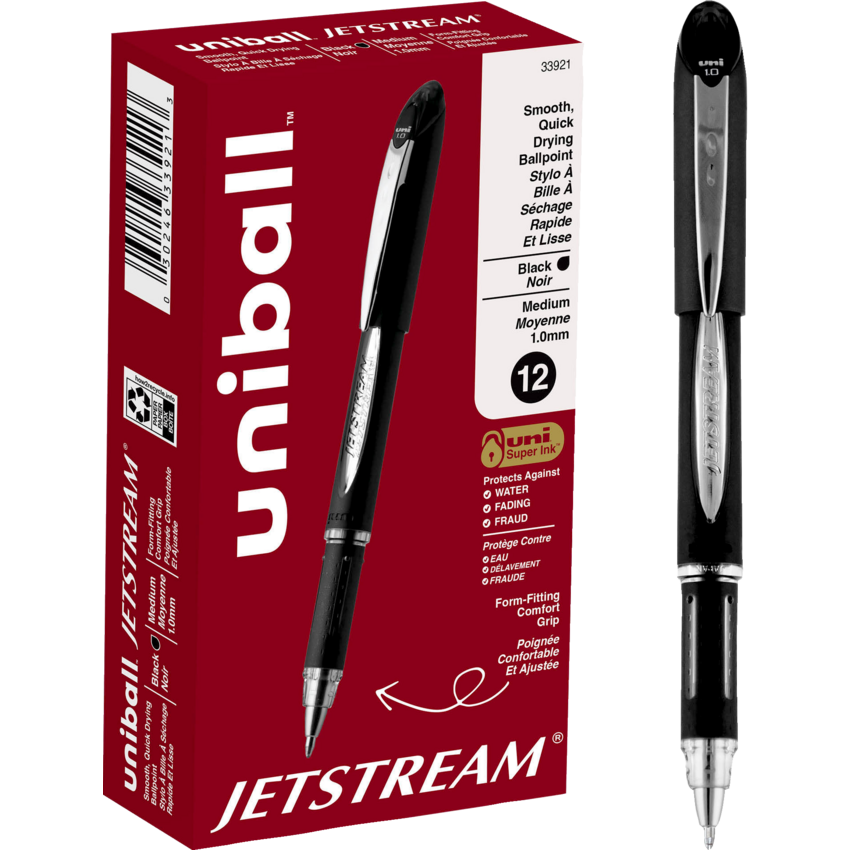 uni-ball® Jetstream™ Ball Point Pen Medium Point Black