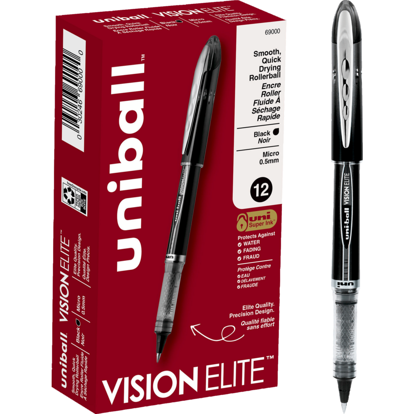 Uni-ball® Vision Elite™ Roller Pen 0.5 mm Black