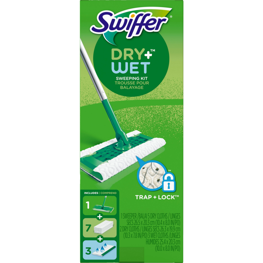 Swiffer® Sweeper Starter Kit w/Dry & Wet Cloths