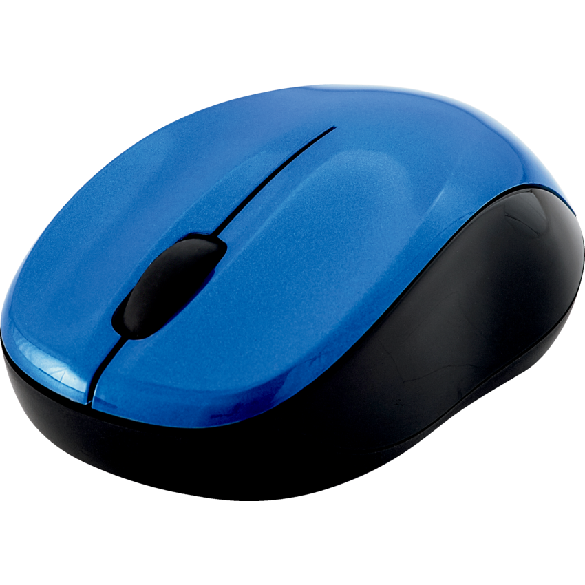 Verbatim® Silent Wireless Blue LED Mouse Blue