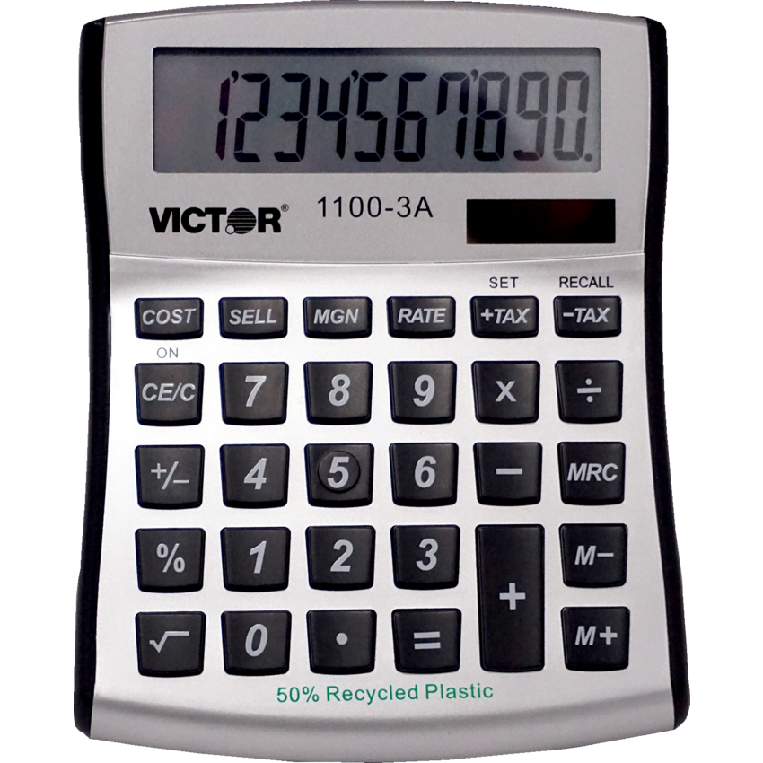 Victor® 1100-3A Desktop Calculator 10 Digit