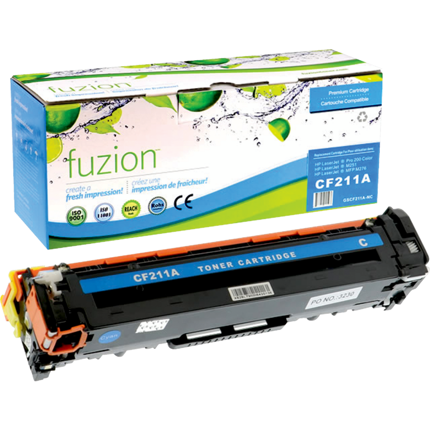 fuzion™ Compatible Laser Cartridges (HP CF211A) Cyan