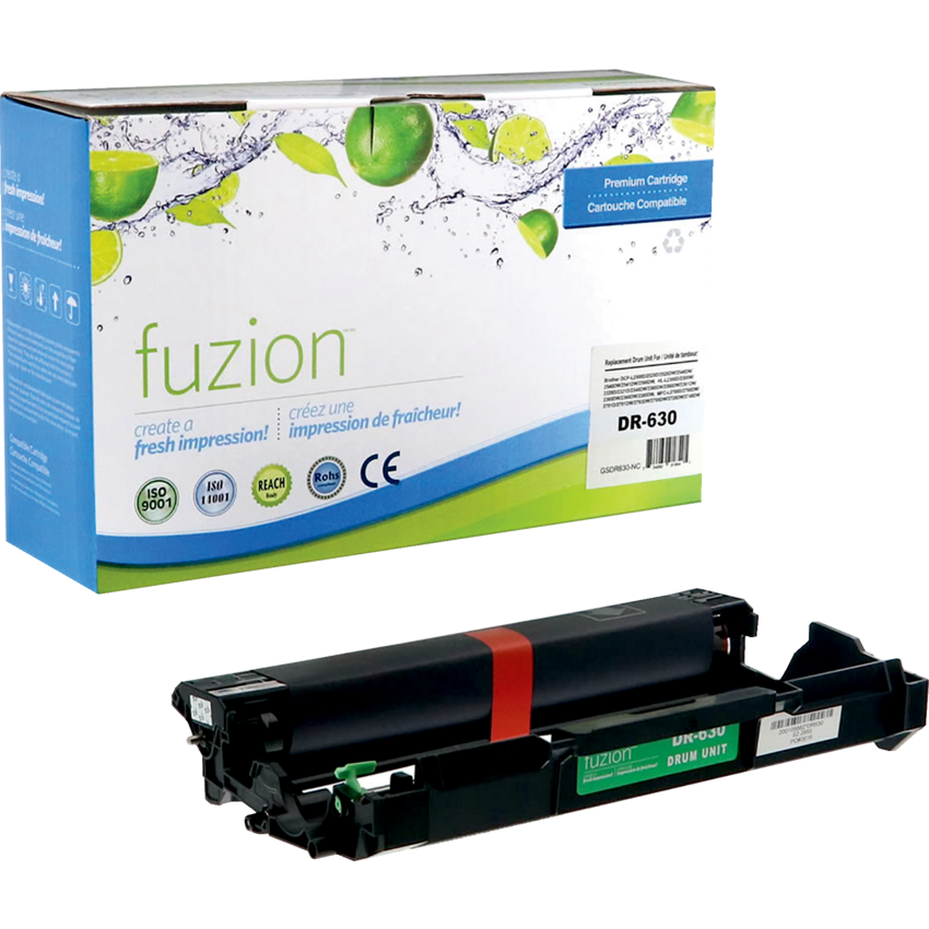 fuzion™ Compatible Laser Drum (Brother OEM# DR630) Black