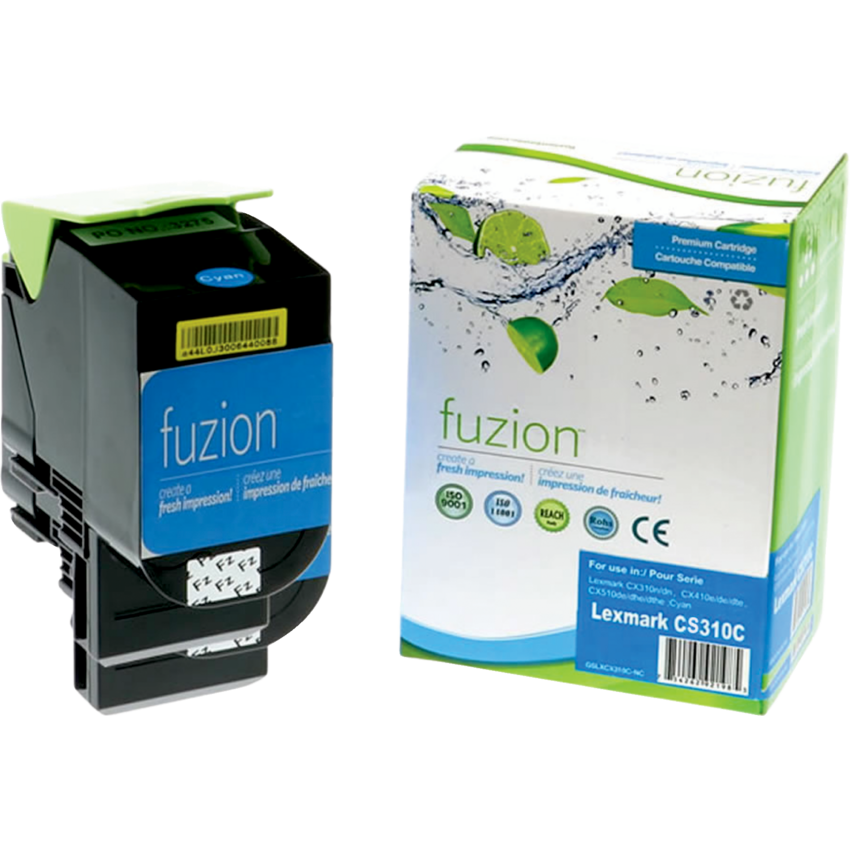fuzion™ Compatible Laser Cartridges (Lex 70C1HC0, 701C) High Yield Cyan