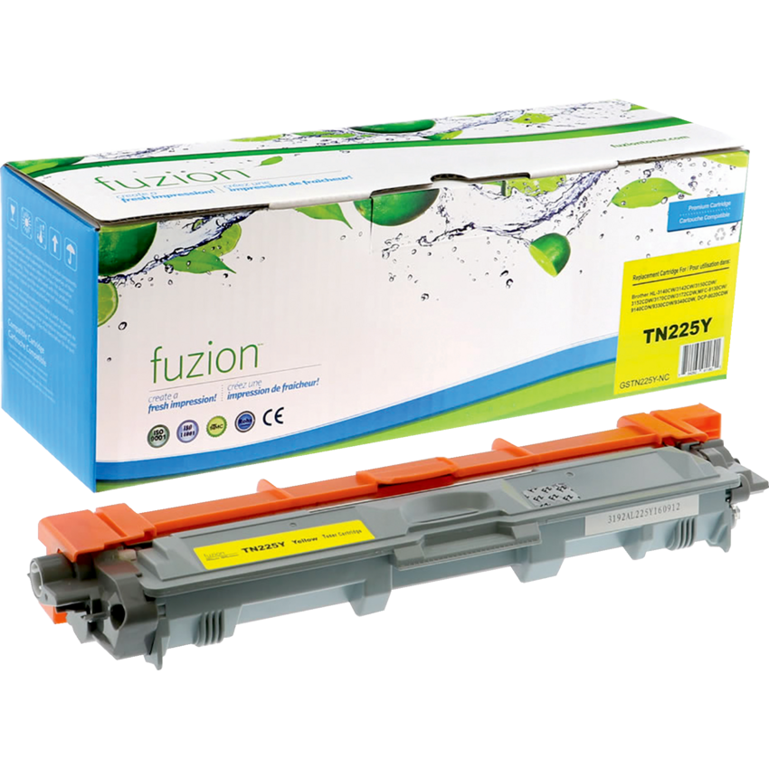 fuzion™ Compatible Laser Cartridges (Brother OEM# TN225Y) Yellow