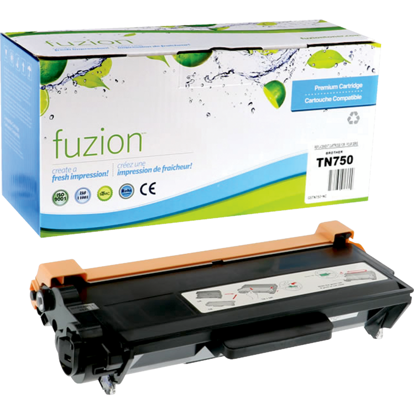 fuzion™ Compatible Laser Cartridges (Brother TN750) Black