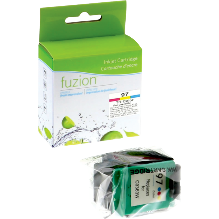 fuzion™ Remanufactured Inkjet Cartridges (HP 97) Cyan, Magenta, Yellow