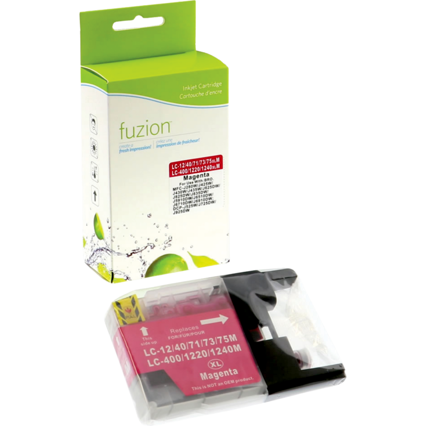 fuzion™ Compatible Inkjet Cartridge  High Yield (Bro LC75M, LC-75M, LC71M, LC-71M, LC71, LC75, DPCLC75M) Magenta