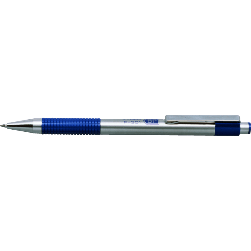 Zebra F-301® Retractable Ball Point Pen Fine Point Blue