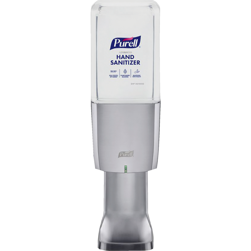 Purell® ES10 Touch-Free Hand Sanitizer Dispenser Chrome Plated Finish