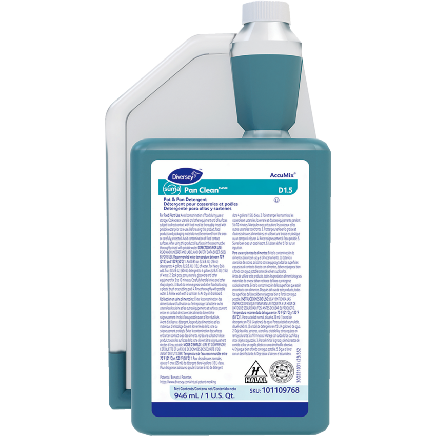 Diversey™ Suma® Pan-Clean™ Pot and Pan Detergent 946 mL 6/cse