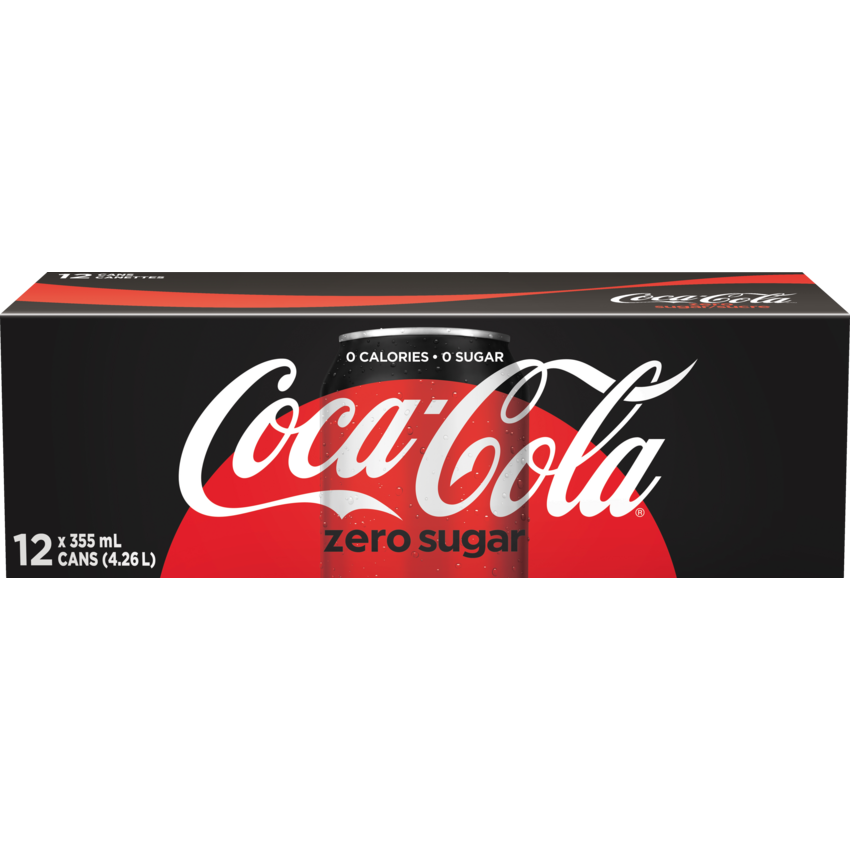 Coke Zero 355 mL 12/cse