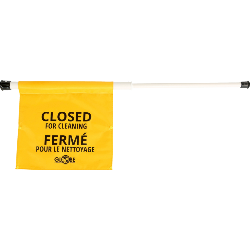Globe™ Closed For Cleaning Sign Bilingual