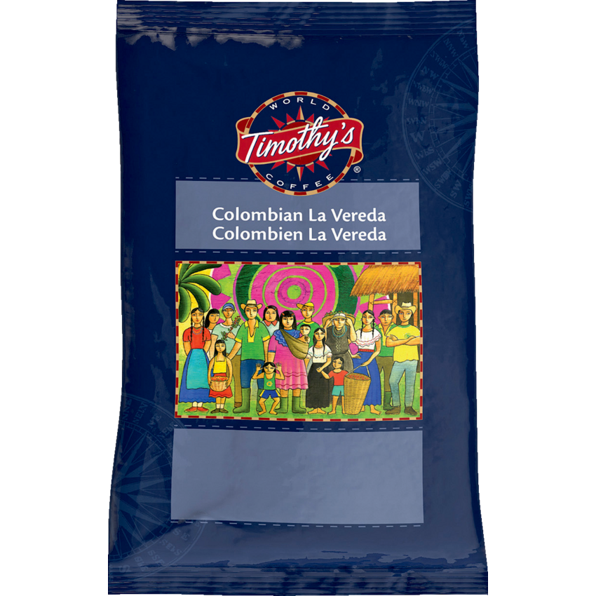 Timothy's® Colombian La Vereda Ground Coffee 70.8g 24/box