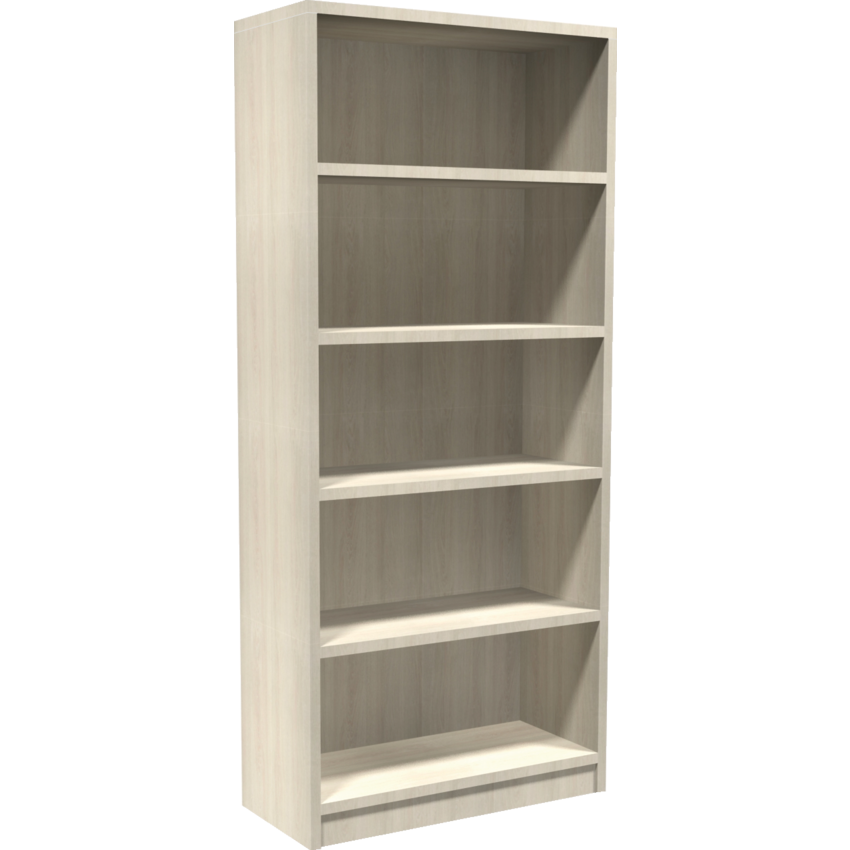 HDL® Innovations Bookcase 5-Shelf  32"W x 14"D x 72"H Winter Wood