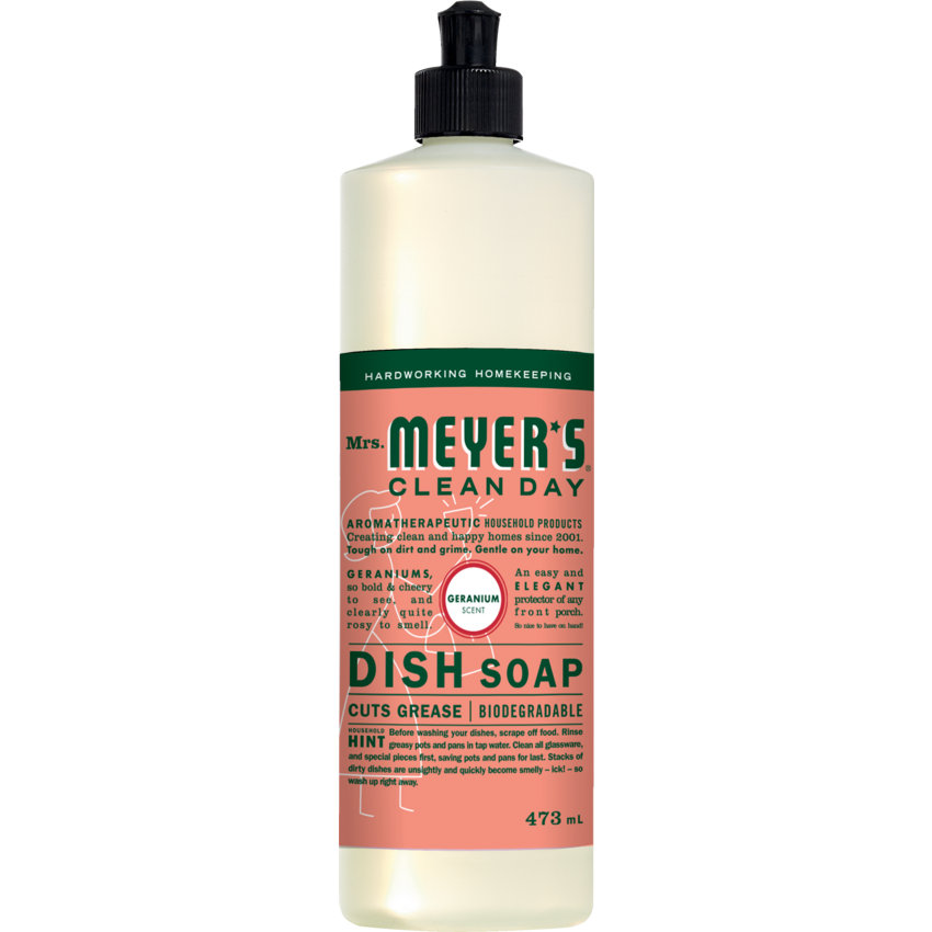 Mrs. Meyer's® Clean Day Dish Soap Geranium Scent 473 mL