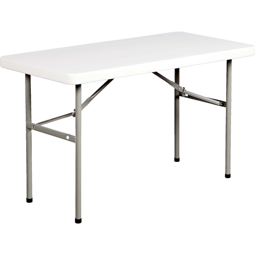 HDL® Toughlite Rectangular Folding Table 24"W x 48"L x 29"H Granite